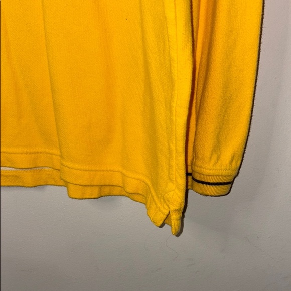 Chaps Ralph Lauren Bright Yellow V-Neck Pullover - Picture 3 of 6